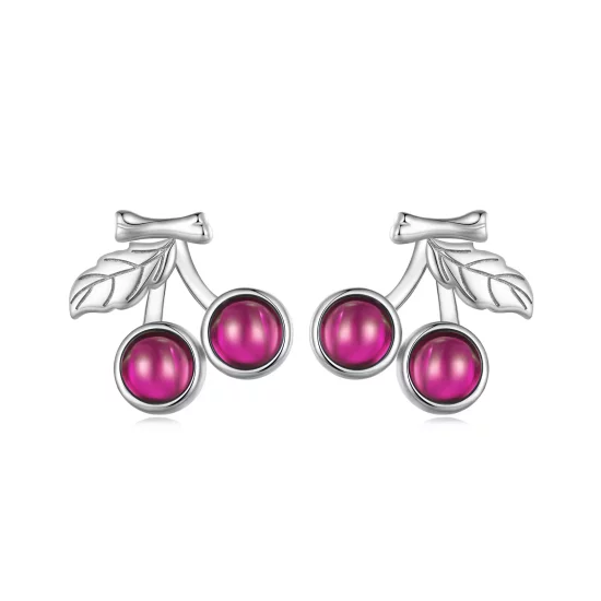 (afbeelding voor) Pandora-stijl Kersen Stud Oorbellen - SCE1604