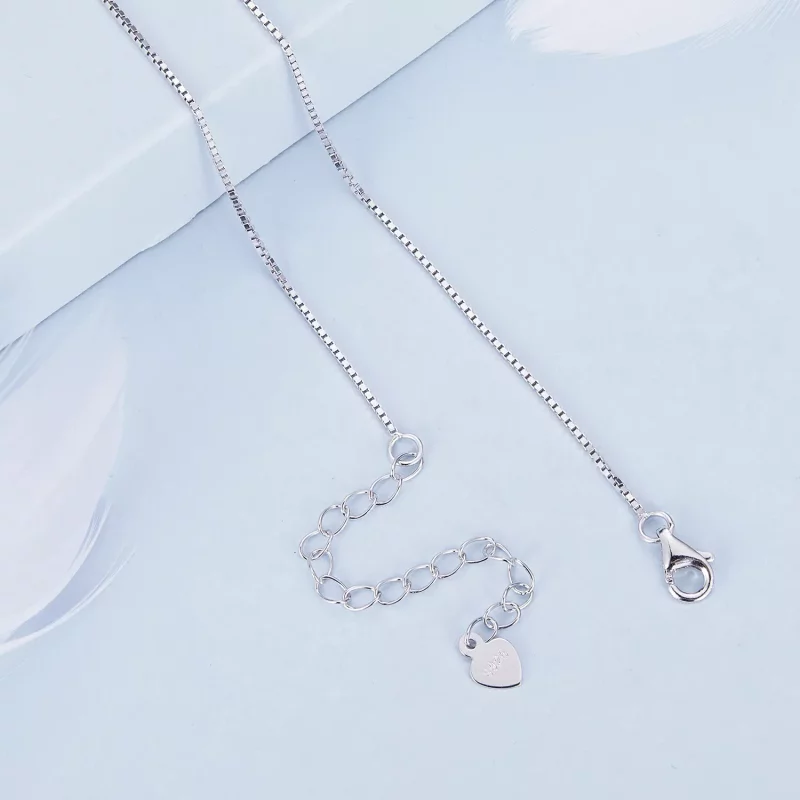 (afbeelding voor) Pandora-stijl ketting met klein bloemetje - BSN329 - Bekijken 4