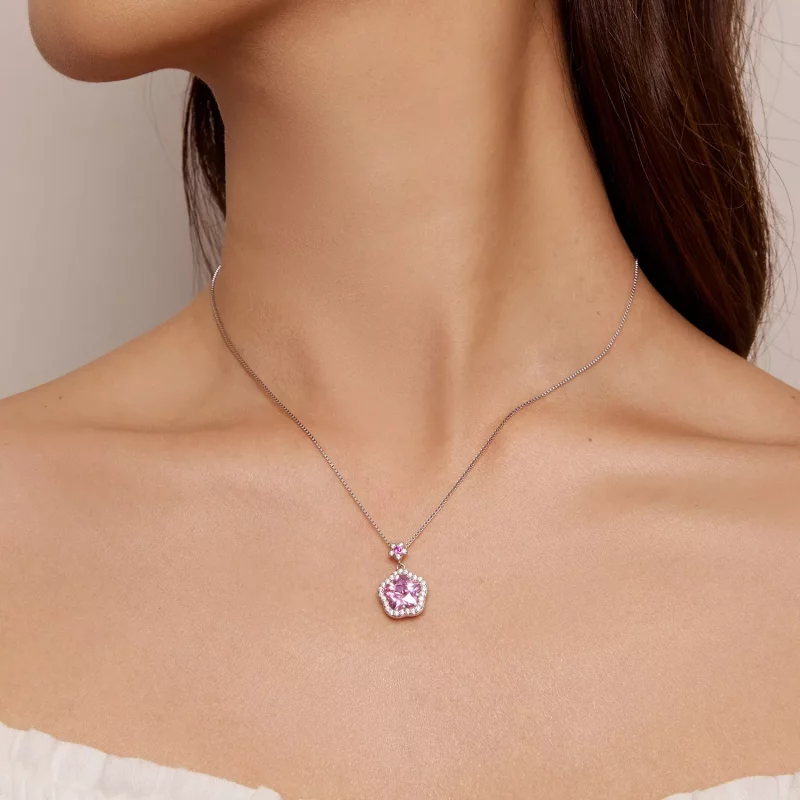 (afbeelding voor) Pandora-stijl ketting met klein bloemetje - BSN329 - Bekijken 8