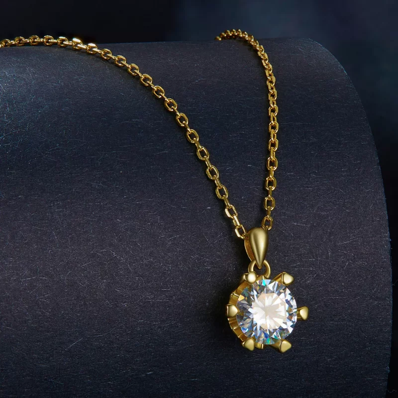 (afbeelding voor) Pandora Stijl Ketting met Luxe Moissanite - MSN006-B - Bekijken 2