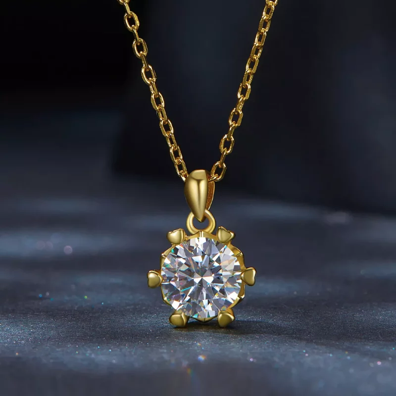(afbeelding voor) Pandora Stijl Ketting met Luxe Moissanite - MSN006-B - Bekijken 3