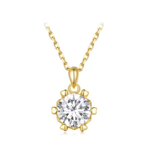 Pandora Stijl Ketting met Luxe Moissanite - MSN006-B (afbeelding voor) Pandora Stijl Ketting met Luxe Moissanite - MSN006-B