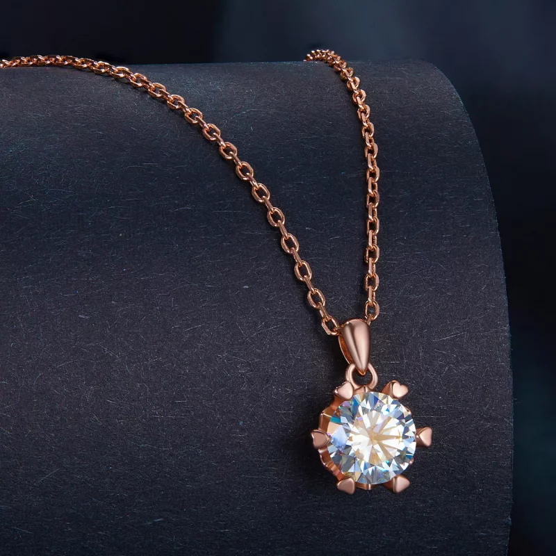 (afbeelding voor) Pandora Stijl Ketting met Luxe Moissanite - MSN006-C - Bekijken 2