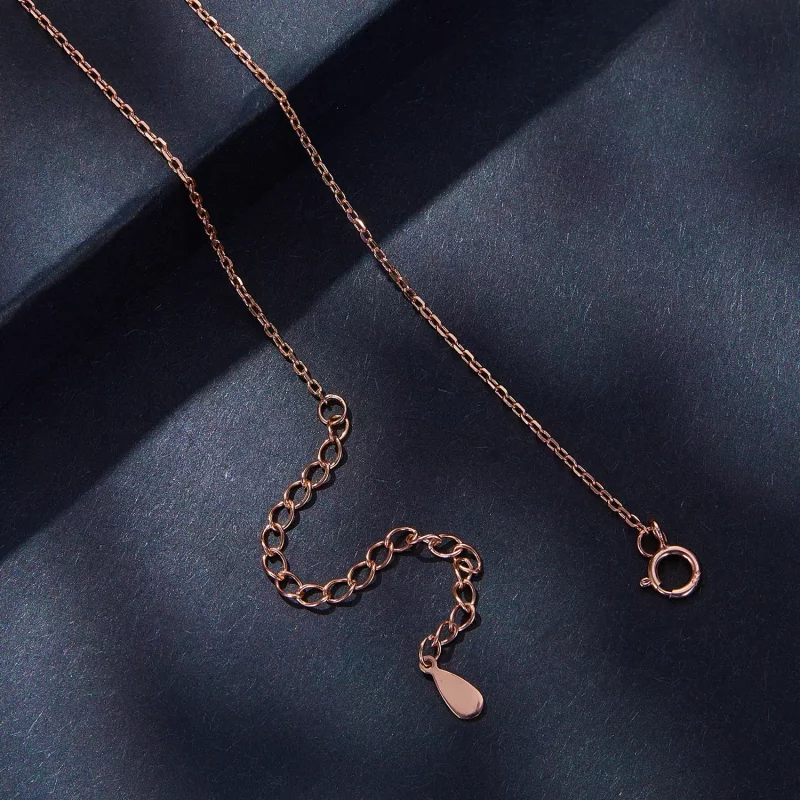 (afbeelding voor) Pandora Stijl Ketting met Luxe Moissanite - MSN006-C - Bekijken 5