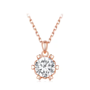 Pandora Stijl Ketting met Luxe Moissanite - MSN006-C (afbeelding voor) Pandora Stijl Ketting met Luxe Moissanite - MSN006-C