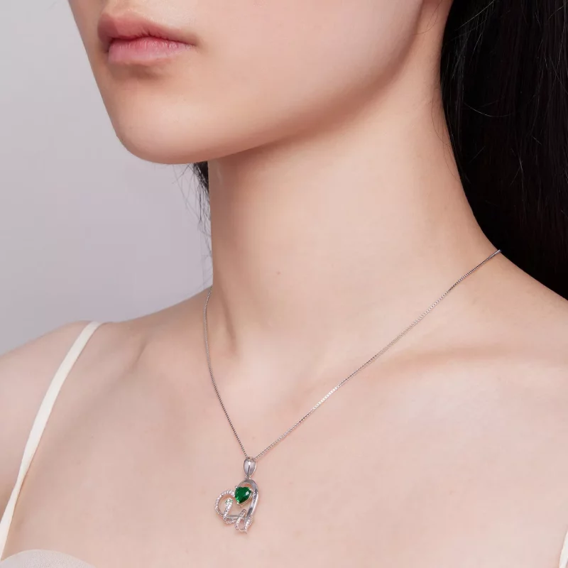 (afbeelding voor) Pandora-stijl ketting met prachtige slang die om een hartvorm gewikkeld is - BSN - Bekijken 5