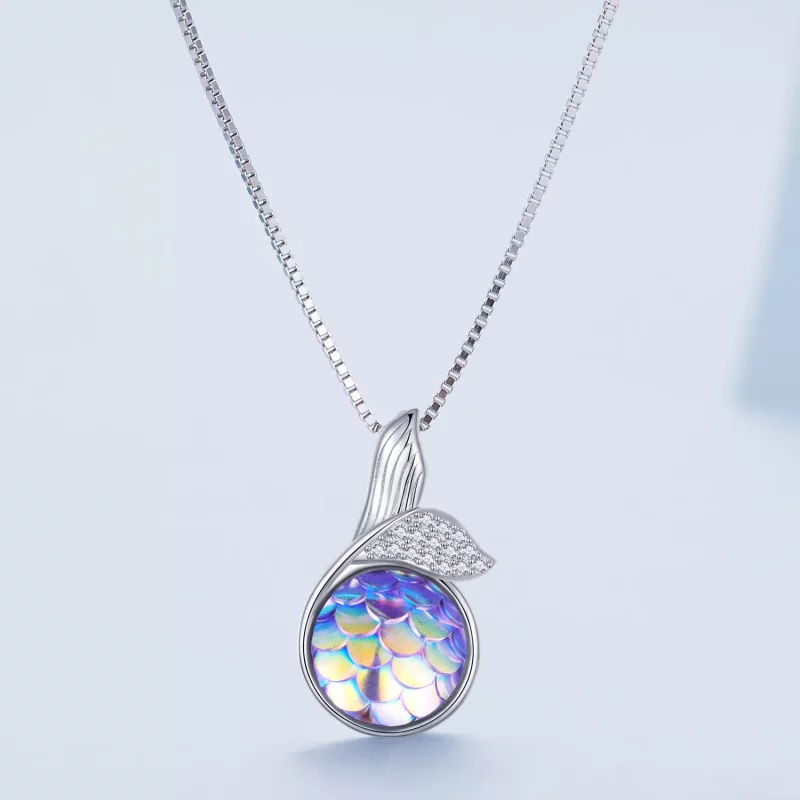 (afbeelding voor) Pandora-stijl ketting met vissentail - BSN326 - Bekijken 3
