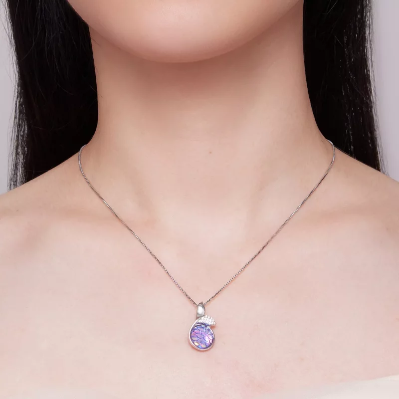 (afbeelding voor) Pandora-stijl ketting met vissentail - BSN326 - Bekijken 4