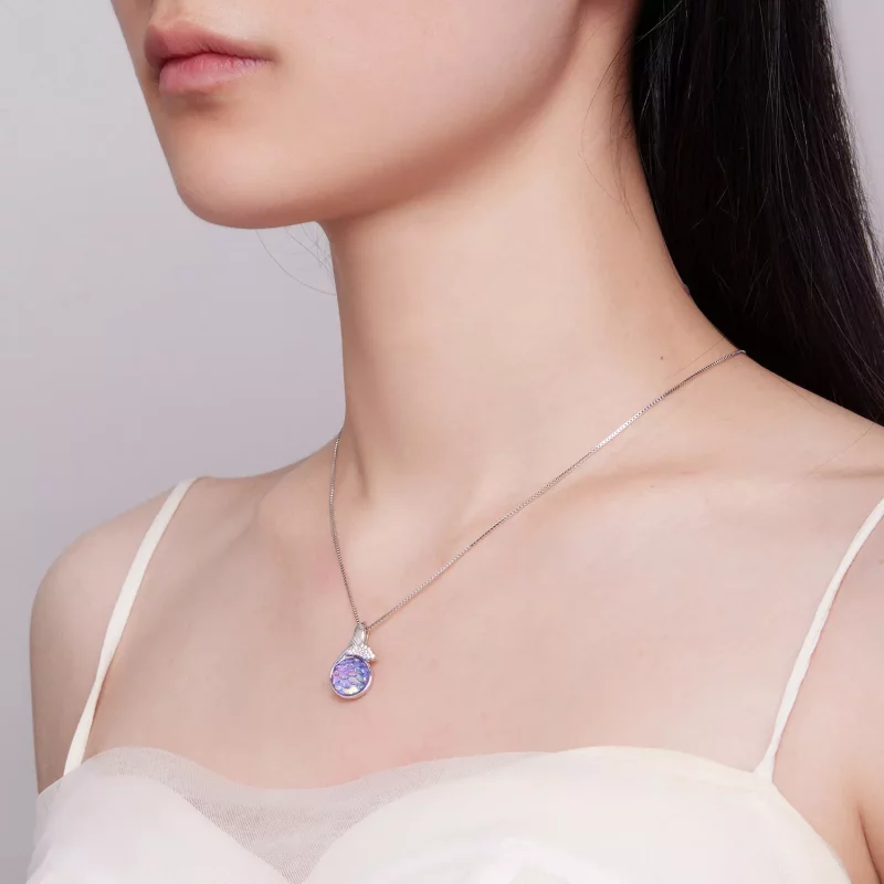(afbeelding voor) Pandora-stijl ketting met vissentail - BSN326 - Bekijken 5