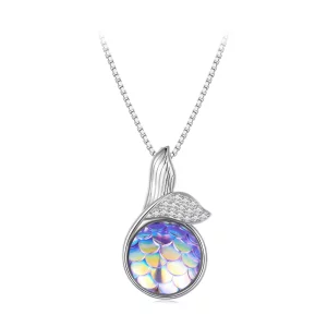 (afbeelding voor) Pandora-stijl ketting met vissentail - BSN326