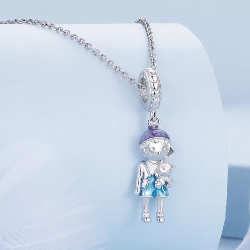 (afbeelding voor) Pandora Stijl Kleine Jongen Hanger Bedel - BSC877 - Bekijken 2