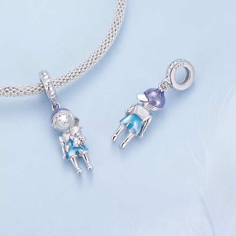 (afbeelding voor) Pandora Stijl Kleine Jongen Hanger Bedel - BSC877 - Bekijken 4