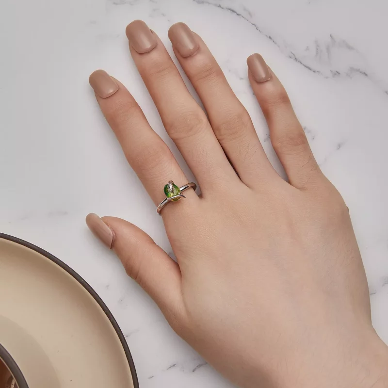 (afbeelding voor) Pandora Stijl Kleine Slang Open Ring - BSR431 - Bekijken 4