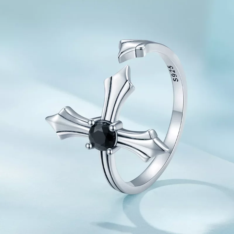 (afbeelding voor) Pandora Stijl Kruis Open Ring - SCR939 - Bekijken 2