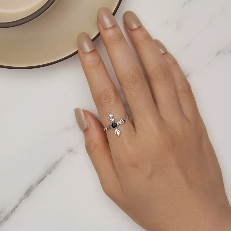 (afbeelding voor) Pandora Stijl Kruis Open Ring - SCR939 - Bekijken 5