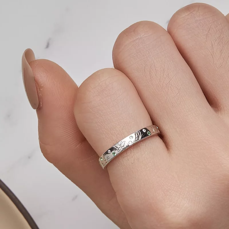 (afbeelding voor) Pandora Stijl Lente Vlinder Ring - SCR932 - Bekijken 6
