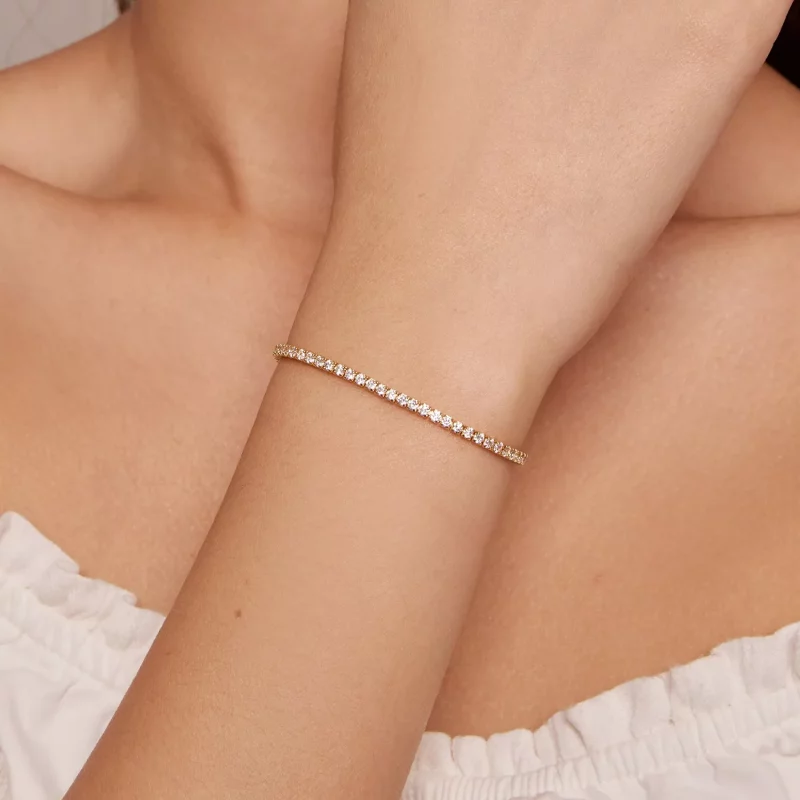(afbeelding voor) Pandora Stijl Liefdevol Verguld Armband - SCB029-B - Bekijken 5
