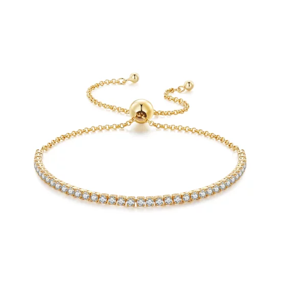 (afbeelding voor) Pandora Stijl Liefdevol Verguld Armband - SCB029-B