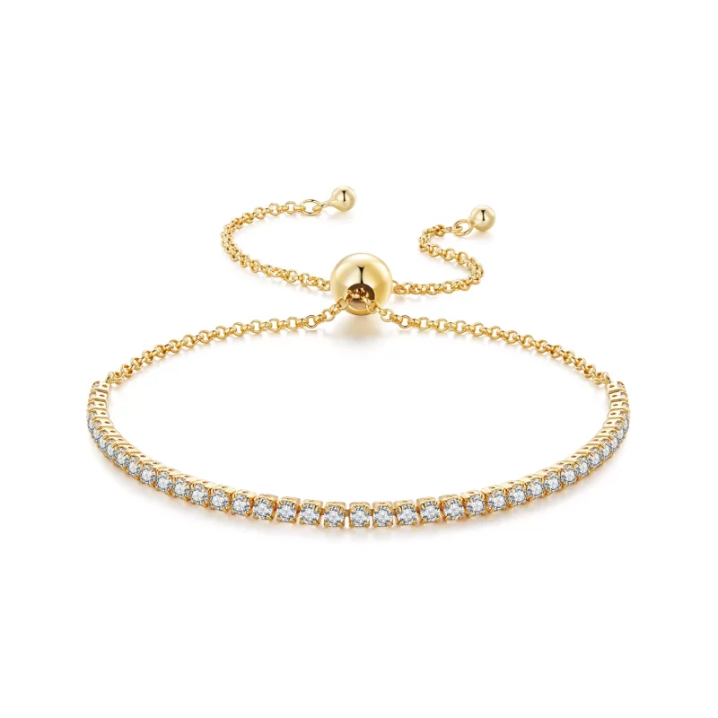 (afbeelding voor) Pandora Stijl Liefdevol Verguld Armband - SCB029-B