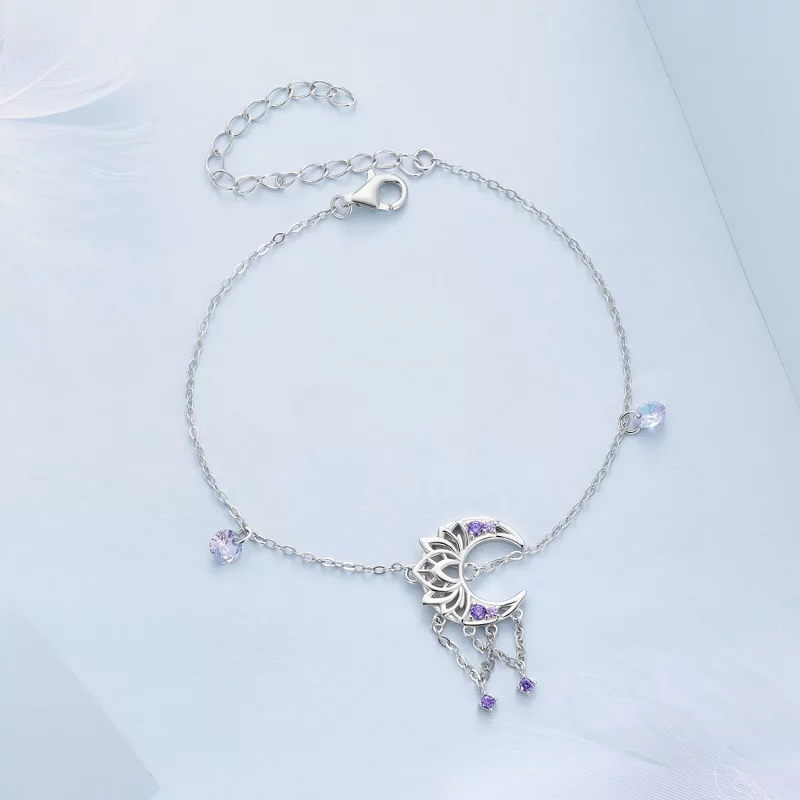 (afbeelding voor) Pandora-stijl Maan Dromenvanger Armband - BSB125 - Bekijken 2