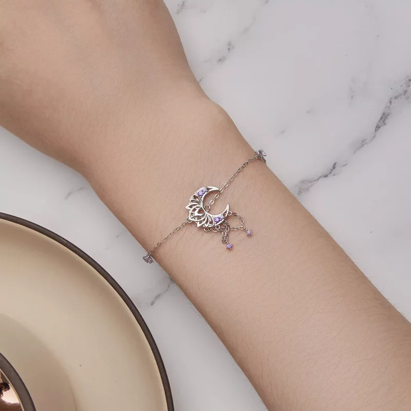 (afbeelding voor) Pandora-stijl Maan Dromenvanger Armband - BSB125 - Bekijken 6
