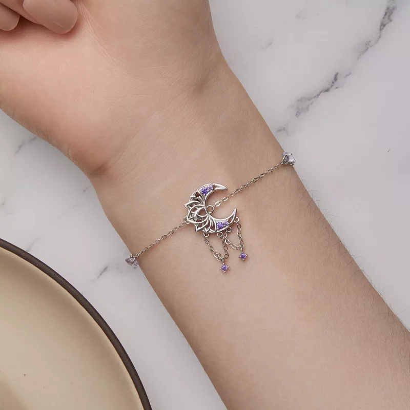 (afbeelding voor) Pandora-stijl Maan Dromenvanger Armband - BSB125 - Bekijken 7