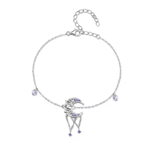(afbeelding voor) Pandora-stijl Maan Dromenvanger Armband - BSB125
