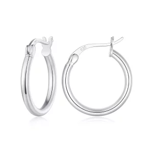 Pandora-stijl medium cirkelvormige hoepeloorbellen - SCE1608-M (afbeelding voor) Pandora-stijl medium cirkelvormige hoepeloorbellen - SCE1608-M