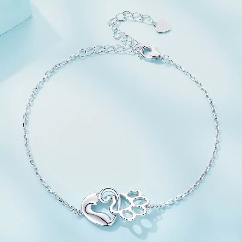 (afbeelding voor) Pandora Stijl Schattige Katten Armband - SCB253 - Bekijken 2