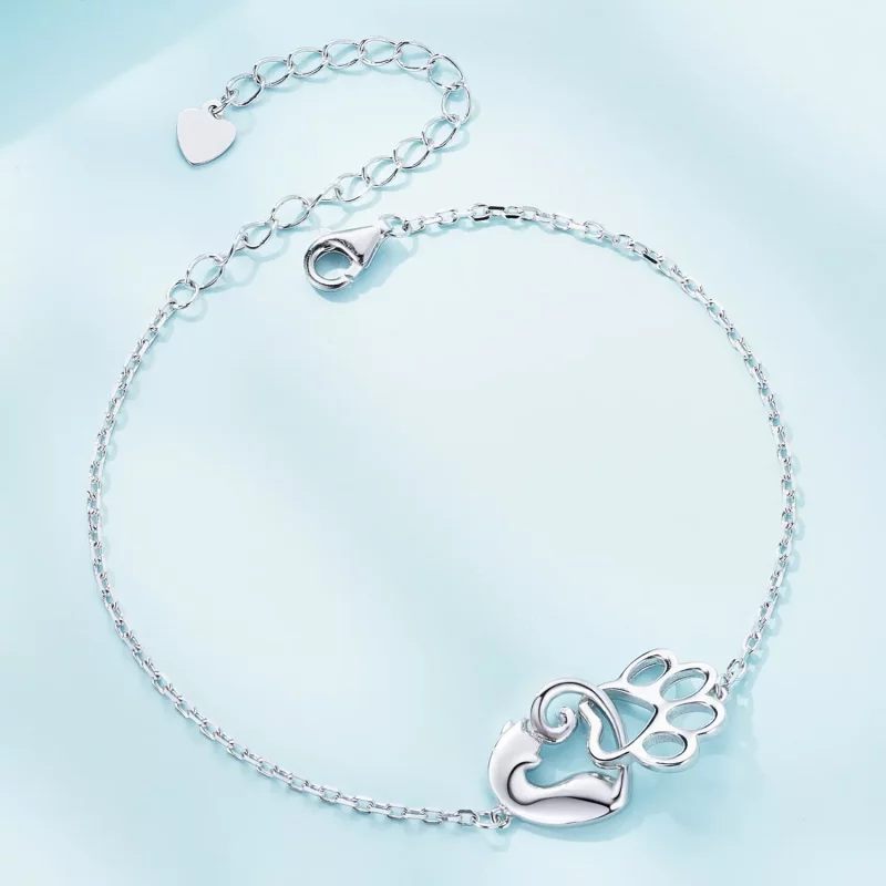 (afbeelding voor) Pandora Stijl Schattige Katten Armband - SCB253 - Bekijken 3