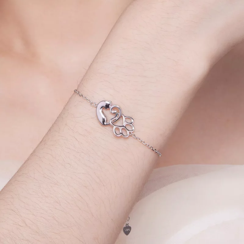 (afbeelding voor) Pandora Stijl Schattige Katten Armband - SCB253 - Bekijken 4