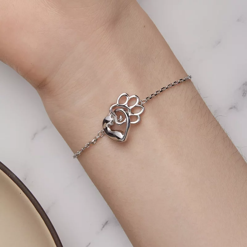 (afbeelding voor) Pandora Stijl Schattige Katten Armband - SCB253 - Bekijken 6