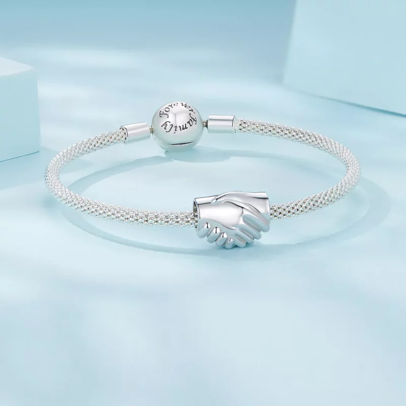 (afbeelding voor) Pandora Stijl Shake Hands Bedel - SCC2521 - Bekijken 5