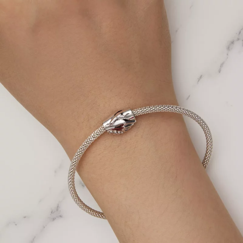 (afbeelding voor) Pandora Stijl Shake Hands Bedel - SCC2521 - Bekijken 7
