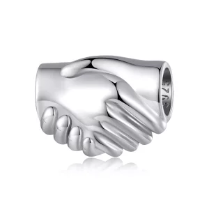 Pandora Stijl Shake Hands Bedel - SCC2521 (afbeelding voor) Pandora Stijl Shake Hands Bedel - SCC2521