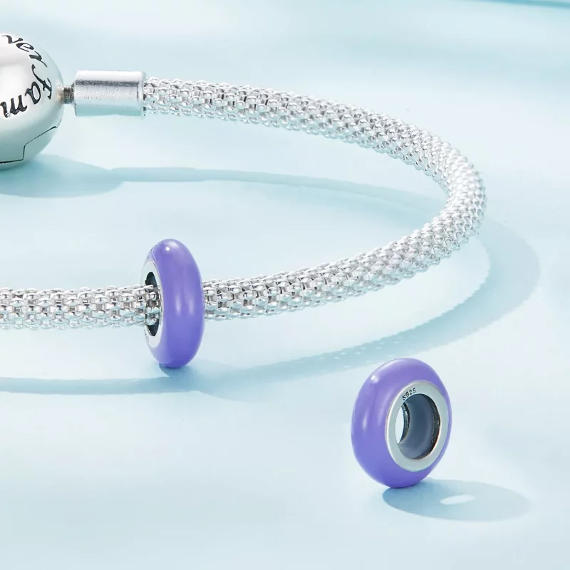 (afbeelding voor) Pandora-stijl Silica Gel Spacer-bedel - SCC1450-BP - Bekijken 4