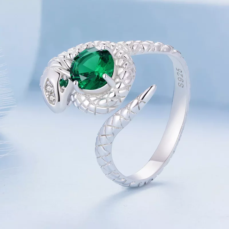 (afbeelding voor) Pandora Stijl Slang Open Ring - BSR441 - Bekijken 2