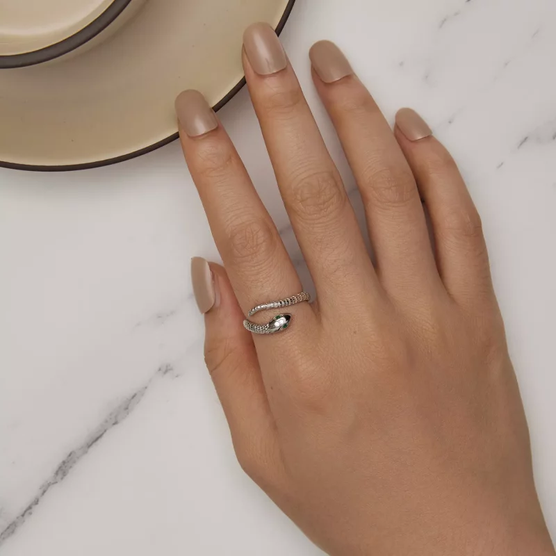 (afbeelding voor) Pandora Stijl Slanke Open Ring - BSR440 - Bekijken 5