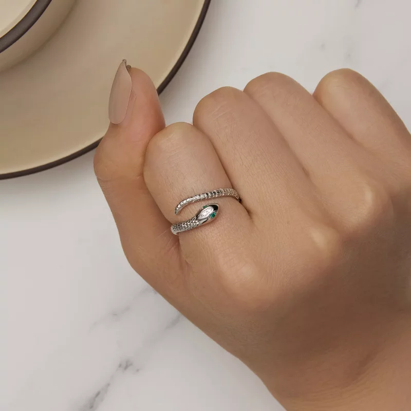 (afbeelding voor) Pandora Stijl Slanke Open Ring - BSR440 - Bekijken 6