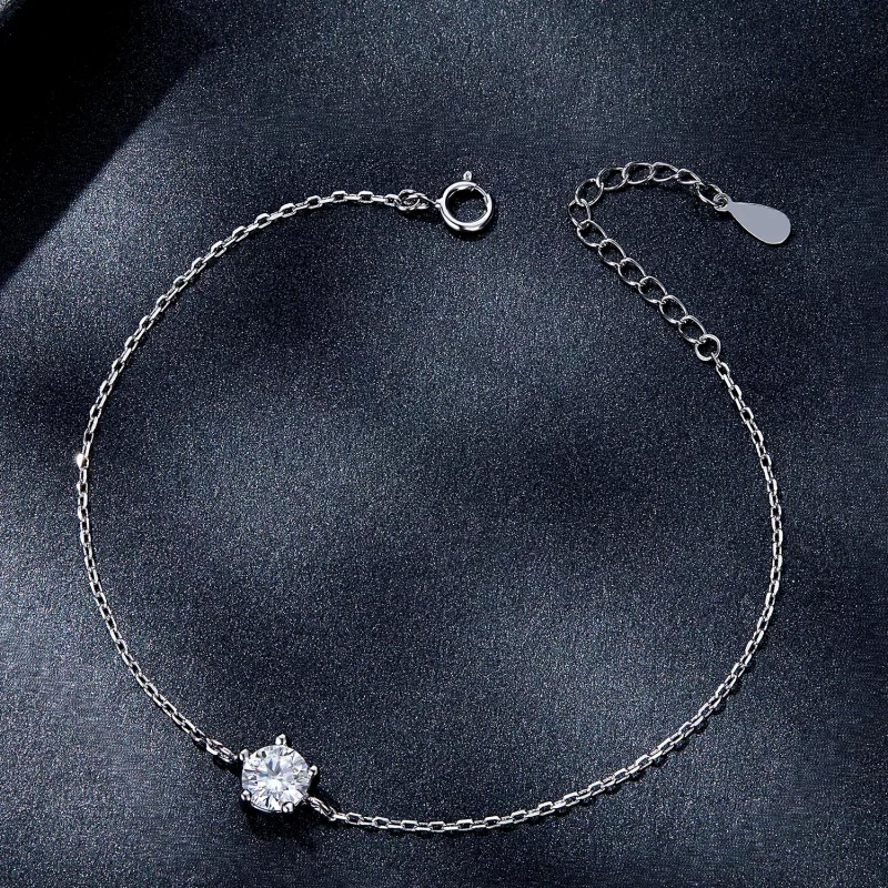 (afbeelding voor) Pandora Stijl Sprankelende Moissanite Armband - MSB001 - Bekijken 3