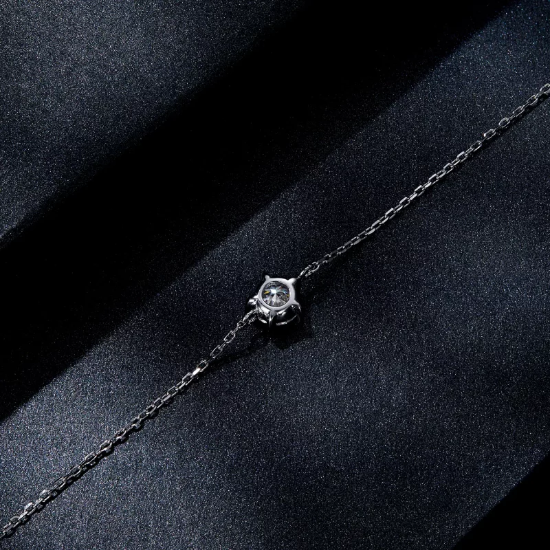 (afbeelding voor) Pandora Stijl Sprankelende Moissanite Armband - MSB001 - Bekijken 4