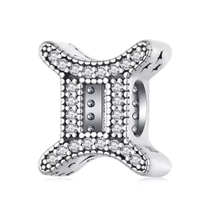 Pandora Stijl Tweelingen Geluksbedel - SCC2516-3 (afbeelding voor) Pandora Stijl Tweelingen Geluksbedel - SCC2516-3