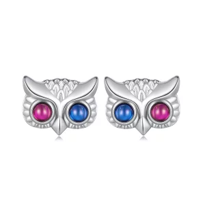 Pandora Stijl Uil Stud Oorbellen - SCE1602 (afbeelding voor) Pandora Stijl Uil Stud Oorbellen - SCE1602