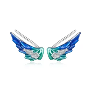 Pandora Stijl Vleugel Oorknopjes - BSE852 (afbeelding voor) Pandora Stijl Vleugel Oorknopjes - BSE852