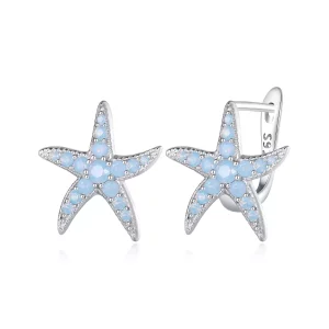 (afbeelding voor) Pandora Stijl Zeester Hoops Oorbellen - BSE840