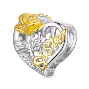 Pandora Stijl Zussen Bedel - BSC841 (afbeelding voor) Pandora Stijl Zussen Bedel - BSC841