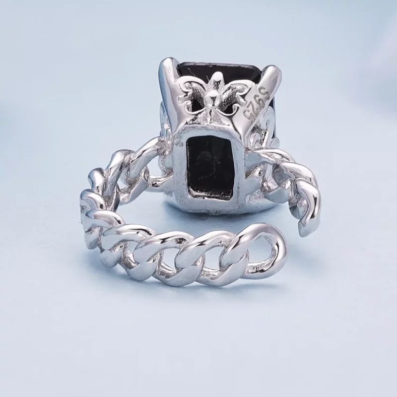 (afbeelding voor) Pandora-stijl Zwart Zirkonium Oorklem - BSE847 - Bekijken 4