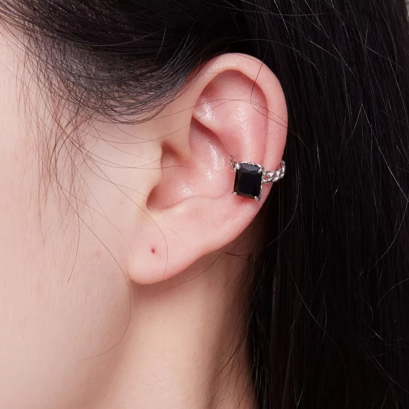 (afbeelding voor) Pandora-stijl Zwart Zirkonium Oorklem - BSE847 - Bekijken 5