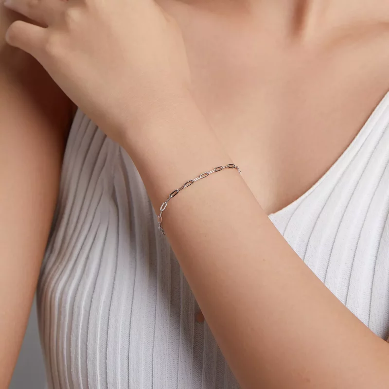 (afbeelding voor) Pandora Style Basis ketting Armband - SCB221-A - Bekijken 5