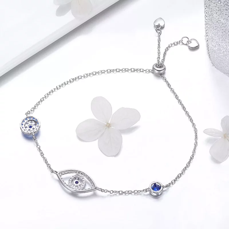 (afbeelding voor) Pandora Style Beschermend oog Armband - SCB089 - Bekijken 3